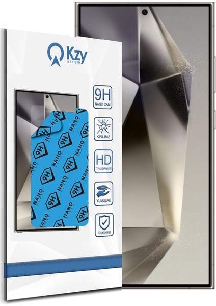 Iletişim Galaxy S24 Ultra ile Uyumlu Nano Ekran Koruyucu Kırılmaz Esnek Cam