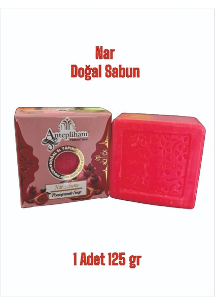 Nar Sabun Mis Kokulu Doğal Sabun Elyapımı Naturel Sabunlar- Soap 125 gr