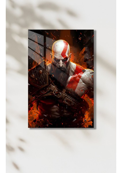 Gow Kratos Temalı Hd Metal Tablo Poster fiyatları