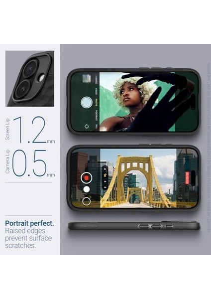 Spigen Iphone 16 Kılıf Parallax Mag Magsafe Özellikli Matte Black - ACS08232
