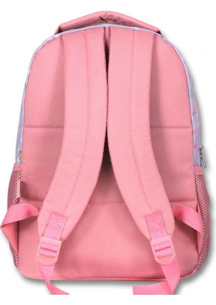 Üç Gözlü Kız Çocuk Ilkokul Çantası - Gökkuşağı Unicorn - Turkuaz Pembe - 5015 modelleri