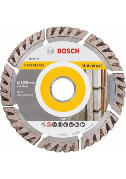 Storemax Elmas Kesme ve Delme Aksesuarları, Disk, Gri, 1 Adet, 12,5 cm