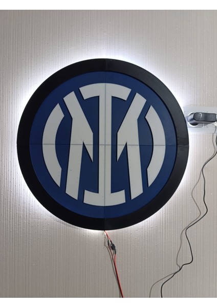 Inter LED Işıklı Duvar Dekoru
