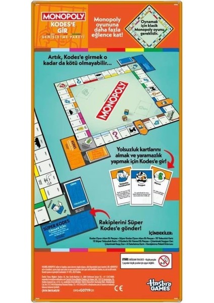 G0719 Monopoly Kodese Gir - Genişletme Paketi