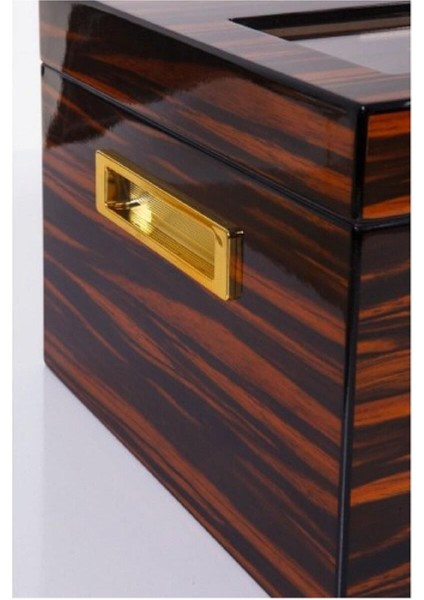 Cam Kapaklı Humidor Kahverengi - PHUM0151 fiyatları