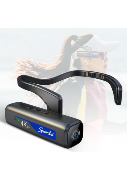 4K Ultra Super Hd 30MP Wifi Uygulamalı Aksiyon Kafa Kamerası Jack ile Farklı Cisimlere Montaj Imkanı