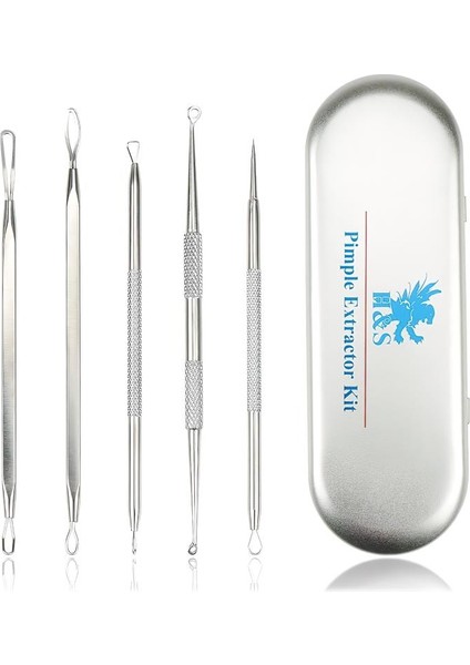 Gümüş Kutulu 5'li Komedon Seti