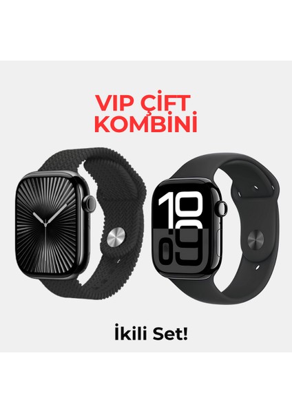 Watch 10 Hk Pro Max & Watch 10 Pro Mini Vıp Çift Seti