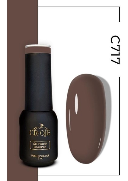 Kalıcı Oje C717 - Kahverengi 5 ml
