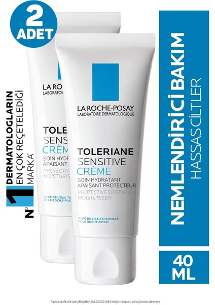 La Roche Posay Toleriane Sensitive Krem 40 ml 2 Adet