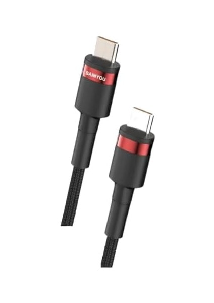Type C To Type C 67W Pd Super Charge Süper Turbo Şarj Destekli Hasır Şarj ve Data Cable Kablosu Type C To Type C fiyatları
