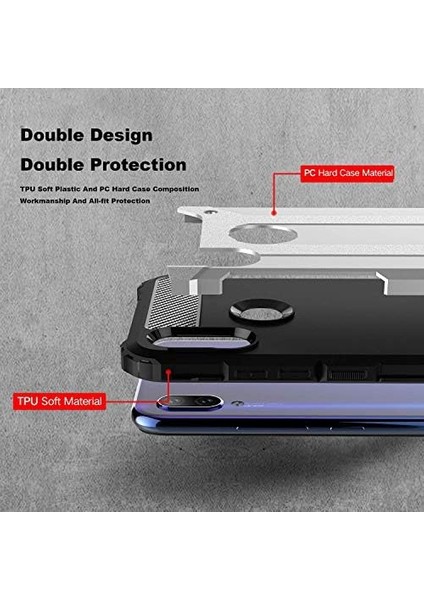 Xiaomi Redmi Note 7 Için Kılıf Rugged Armor Gold [redmi Note 7 ile Uyumlu Kılıf - Gold]
