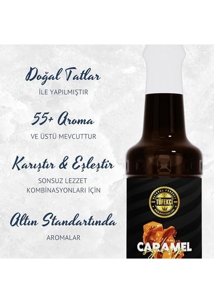Tüfekçi Kızılcık Aromalı Şurup 750 ml - Kahve, Kokteyl, Pasta ve Tatlılar Için, Doğal Aroma, Gerçek Pancar Şekeri fiyatları