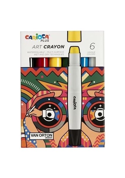Plus Art Crayon Boya 6'lı modelleri