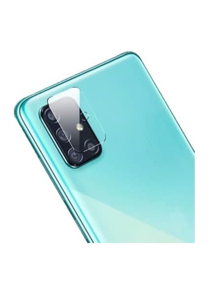 Galaxy A71 Uyumlu Kamera Koruyucu Cam (Şeffaf)