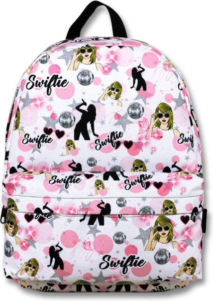 Kız Çocuk Pembe Siyah Müzik Baskılı Ilkokul Sırt Çantası - 5080 fiyatları