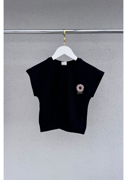 Cotton Nakış Detaylı Kız Çocuk Lastikli Tişört fiyatları