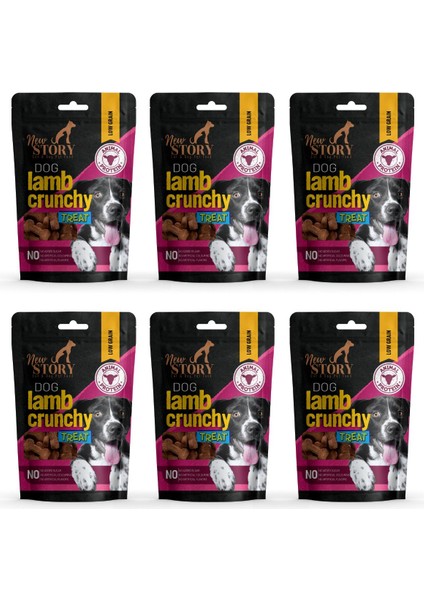 Dog Lamb Crunchy 6X80GR. Kuzu Etli, Köpek Ödül Maması