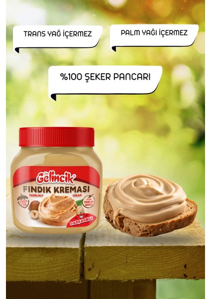 Kahvaltılık Sürülebilir Doğal Katkısız 650GR Özel Üretim Fındık Kreması Ekstra fırsatları