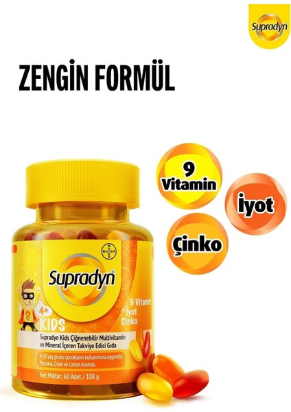 Supradyn Kids 60 Tablet 2 Adet indirimleri