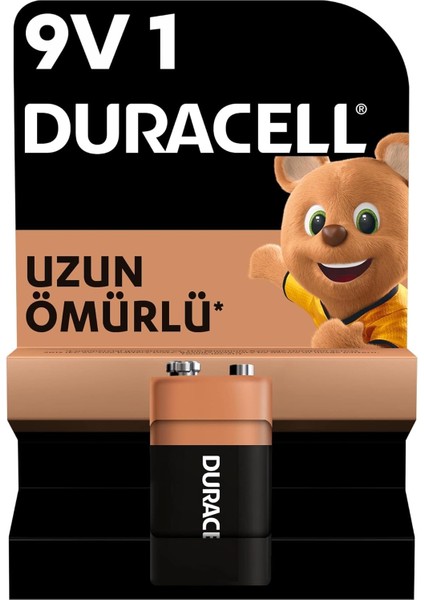 9V Alkalin Pil (1'li Paket) 6LR61/MN1604