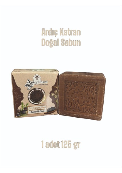 Ardıç Katranı Sabun Doğal Sabun Katran Elyapımı Naturel Sabun Soap 125 gr