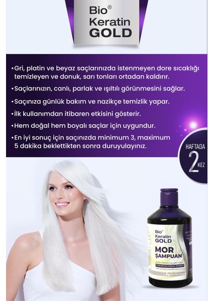 Turunculaşma Karşıtı Mor Şampuan 500 ml modelleri