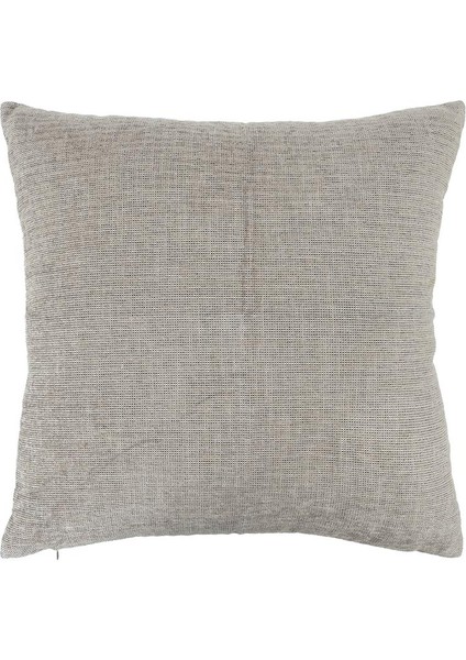 Açık Gri Kendinden Dokulu 45x45 cm Kare Kırlent Kılıfı modelleri