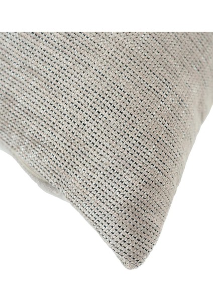 Açık Gri Kendinden Dokulu 45x45 cm Kare Kırlent Kılıfı fırsatları