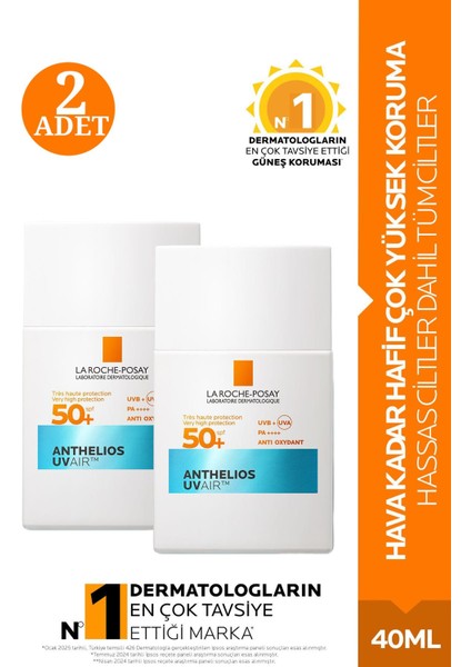 La Roche Posay Anthelios Uvair 40 ml 2 Adet