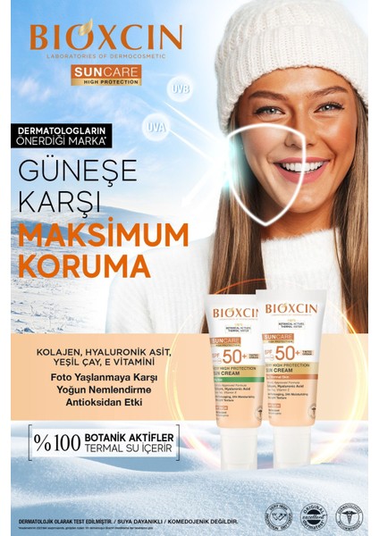 Asfstore Bioxcin Sun Care Güneş Krem Renkli Yüksek Korumalı Yağlı Ciltler Için SPF50+ 50 ml modelleri