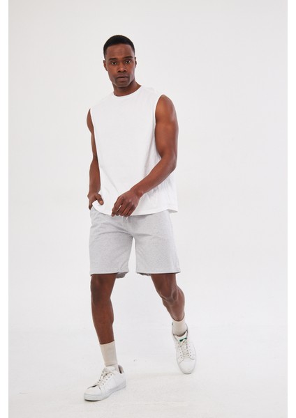 Unisex 3'lü Renkli Basic Şort