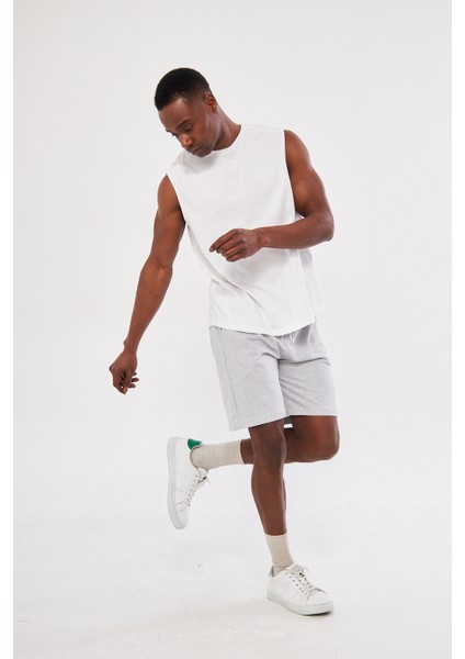 Unisex 3'lü Renkli Basic Şort