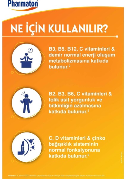 Asfstore Pharmaton Vitality 30 Tablet Avantajlı 2'li Paket - 2.si %70 modelleri