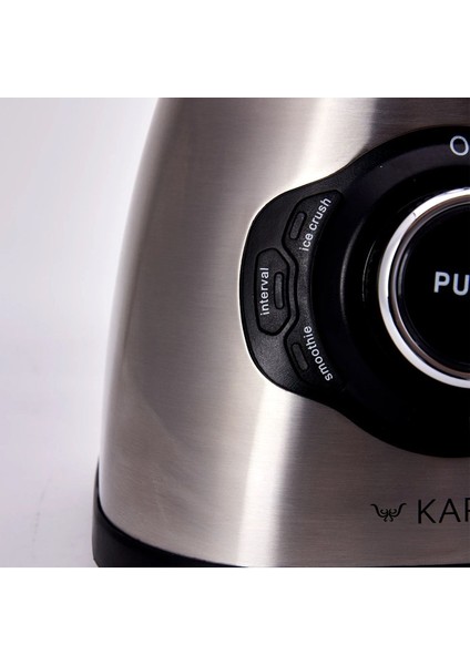 Gri Inox Buz Kırma Fonksiyonlu 1800W Cam Hazneli Smoothie Blender 3 Kademeli Cam 2 Yıl 50 Hz / 60 H fiyatları