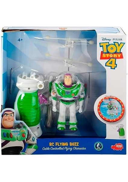 Dickie, 203153002, Story Flying Buzz Oyuncak Figürü, Pilli, Lisanslı, Kablo Kumandalı, Uçabilir, Story Flying Buzz Figure