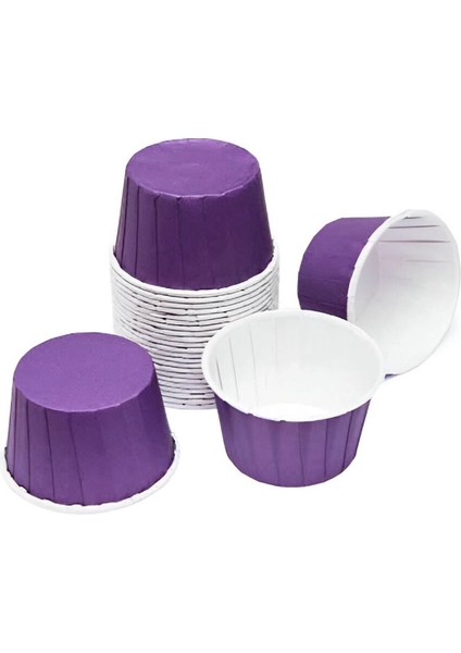 Cupcake Kalıbı Kek Kapsülü Mor 50 Adet