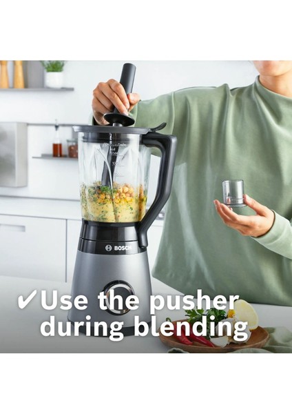 Cam Hazneli Blender Vitapower Serie | 4 1200 W Gümüş