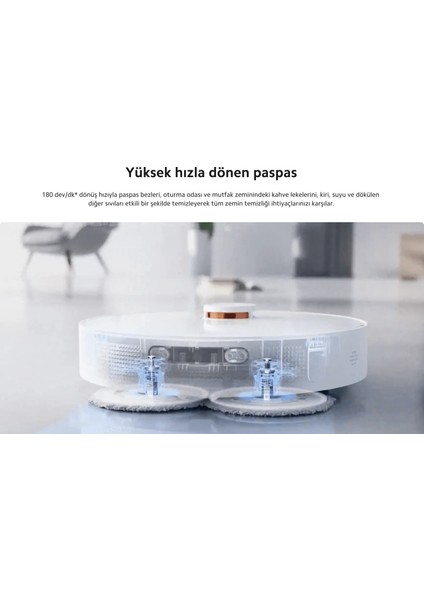 Akıllı Robot Süpürge – Evinizi Kendi Kendine Süpürür ve Siler, Toz Boşaltmaya İhtiyaç Duymadan 75 Gün + Yedek Fırça,Hepa Filtre,Mop Seti-11 Parça indirimleri