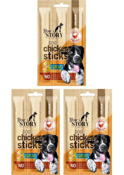 Dog Chicken Stick 3 Adet 3X11GR. Tavuklu, Çubuk, Köpek Ödül Maması
