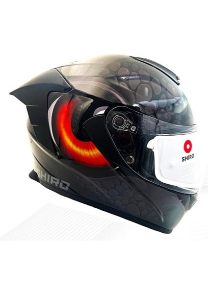 Shıro Kask Fc Raptor Mamba 2xl Gri - Sıyah