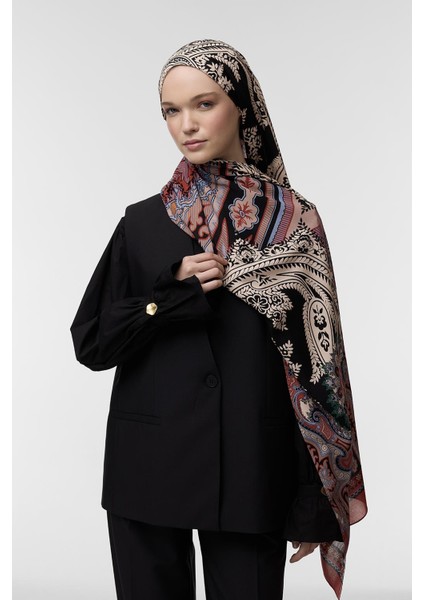 Deluxe Şal Neha Desenli