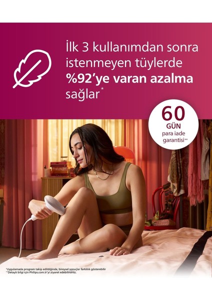 BRI924/00 Lumea Lazer Epilasyon Ipl Tüy Alma Cihazı,çanta ve Yüz Temizleme Cihazı Hediyeli modelleri