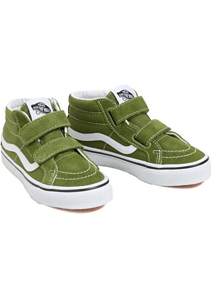 Sk8-Mid Reissue V VN000CYFCIB1 Çocuk Günlük Ayakkabı Haki fiyatları
