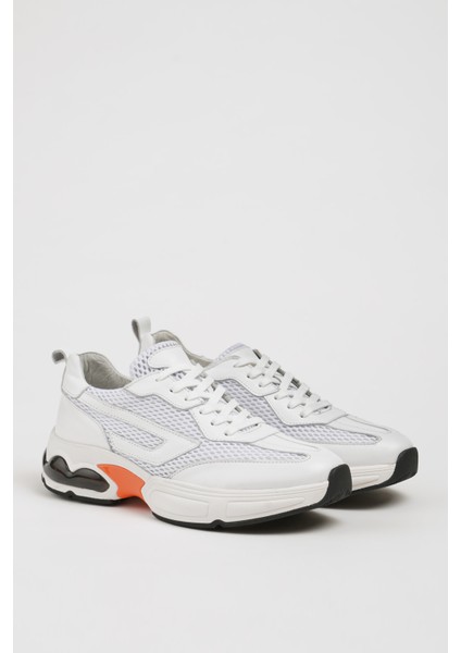 Coleman Model Kombinasyonlu Deri Ithal Taban Sneaker Ayakkabı