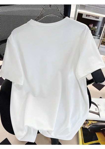 Kadın Oversize Happy Cherry T-Shirt modelleri