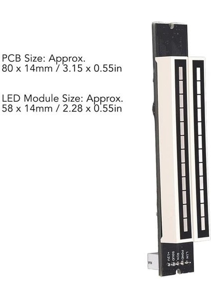 PM-26793 12BIT LED Müzik Seviyesi Gösterge Modülü Turuncu Kırmızı DC12VOLT fırsatları