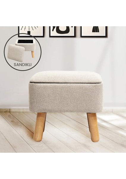 Orso Bohem Sandıklı Puf, Sütlü Kahve