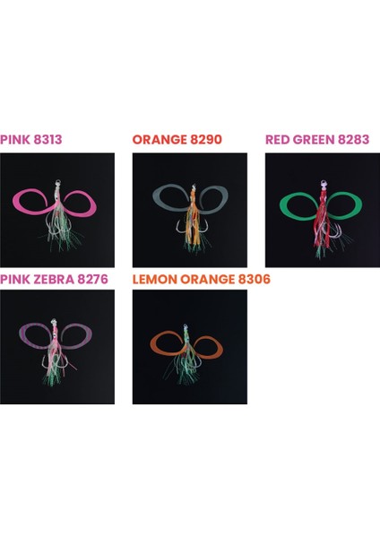 Squid SBR03C 2-0 Assist Iğne Renk : Pink Zebra