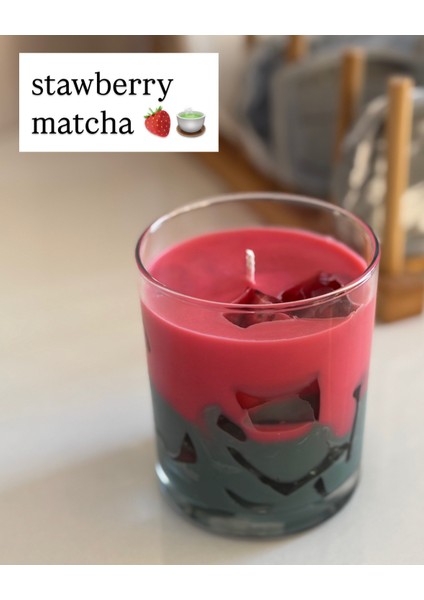 Stawberry Matcha Candle